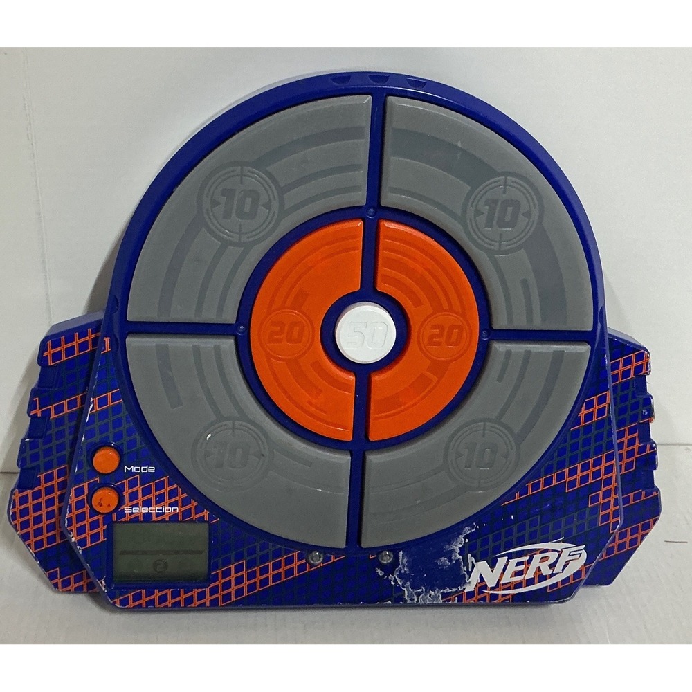 Nerf Digital Target Electronic Scoreboard Blue Orange Practice NO DARTS
